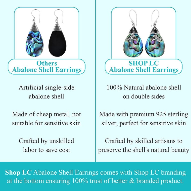 Southwestern Style Dangle Earrings For Women - 925 Silver Plated, Natural Black Onyx Gemstone (6x9mm), Handmade Bohemian