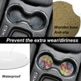 thumbnail image 4 of Car Coasters for Cup Holder Absorbent, Car Ceramic Coasters with Finger Notch, Auto Accessories for Men Women Watercolor Underwater World 2 Pack Cup Coasters, 4 of 6