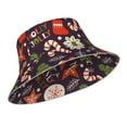 thumbnail image 2 of Kdxio Reflective Bucket Hat - Winter Holiday Christmas Print Bucket Hat for Men,Women, 2 of 9