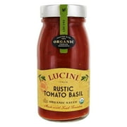 Lucini Italia Tomato Sauce Rustic Basil 25.5 fl oz Pack of 2