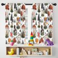 thumbnail image 5 of Blackout Kids Curtains,Brown Mushroom Plant White Pattern Childrens Insulated Curtains Set Of 2,Bedroom Essentials,Toddler Room Decor 42"x54", 5 of 5