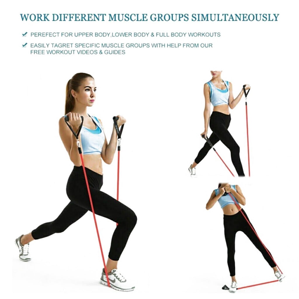 2020 New Natural Latex Pull Rope Fitness Resistance Band Sports Elastic Band Excerciser Body Training Workout Yoga