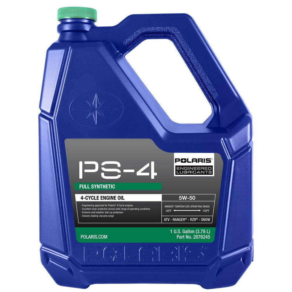 Polaris Factory ATV & Snowmobile 4Cycle PS4 Plus Synthetic Oil Gallon