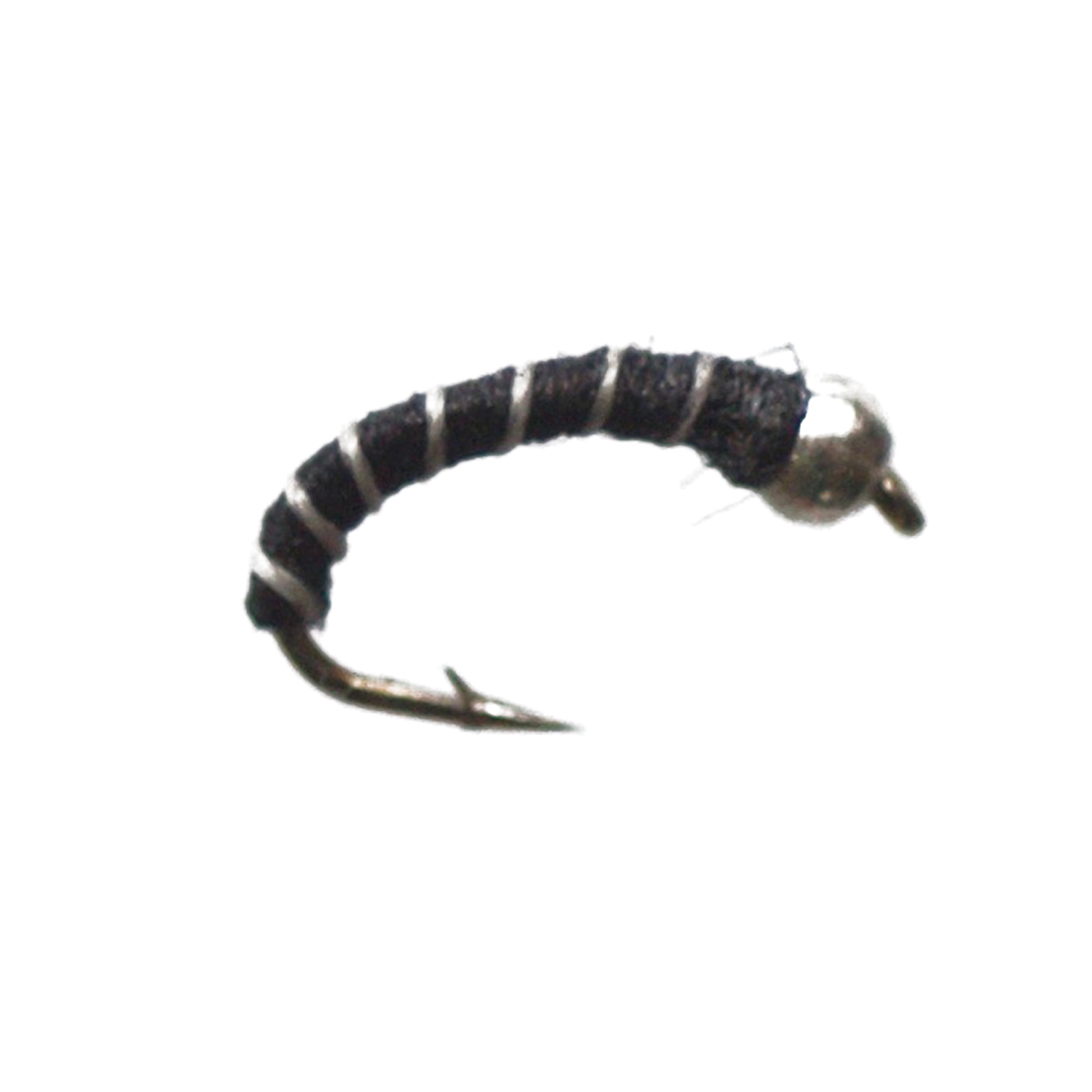 (2 pack) Cortland Fairplay Zebra Midge Nymph Fly Assortment, Size 16, 4 Pack, 709386