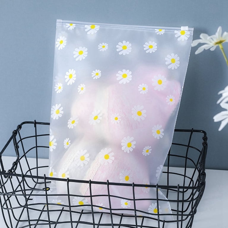 20PCS Travel Storage Bags Set - Clear Cartoon Ziplock Bags For Clothes, Shoes, Toiletries (5 Sizes, Waterproof)