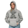 thumbnail image 5 of I Have 99 Problems I Mean Cats Funny Hoodie Sweatshirt Women Brisco Brands X, 5 of 6