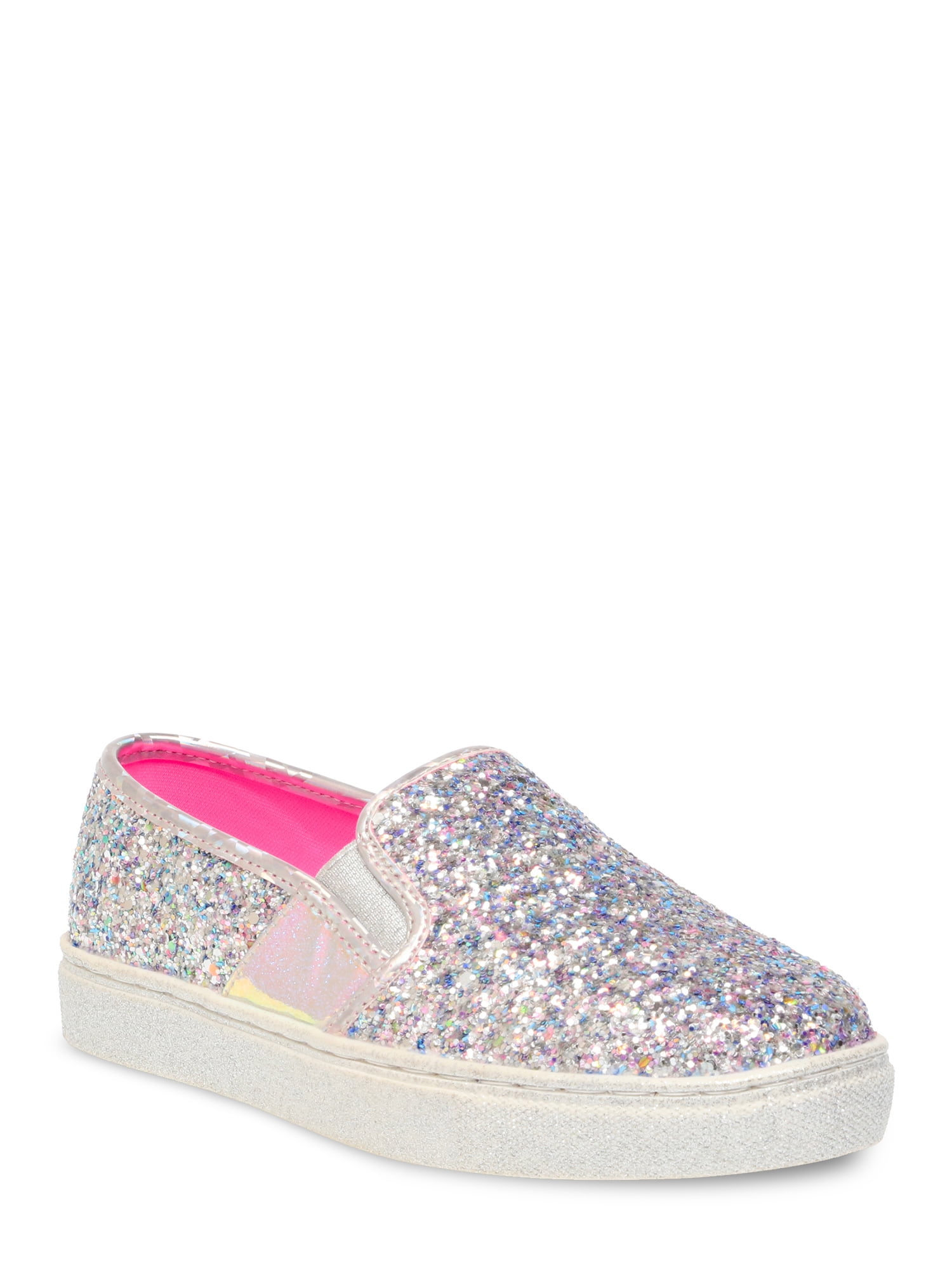 Wonder Nation Glitter Fun Twin Gore Slipon Shoe (Little Girls & Big