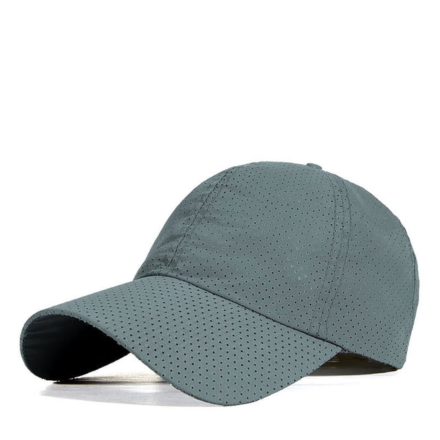 Gorra de béisbol deportiva de malla transpirable con protección solar de secado rápido para hombres y mujeres para exteriores de primavera y verano