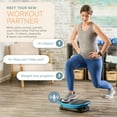 thumbnail image 3 of LifePro Vibra Voice Vibration Plate Exercise Machine with Voice Control & Heated Platform Home Workout Vibration Plate Machine for Muscle Toning & Recovery Support | 260 lb Capacity - Black, 3 of 11