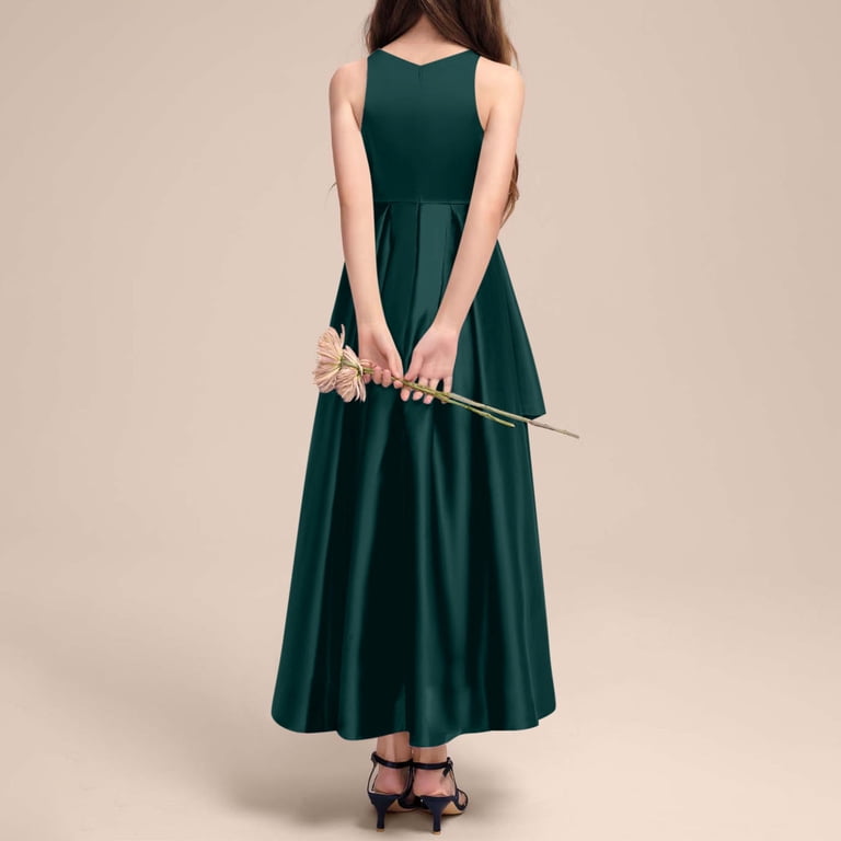 Oglccg Girls Dresses Teen Junior Long Bridesmaid Dress Halter Neck Sleeveless Chiffon Formal Pageant Party Dresses 4-14 Years, Girl's, Size: 6-7Years Oglccg Girls Dresses Teen Junior Long Bridesmaid Dress Halter Neck Sleeveless Chiffon Formal Pageant Party Dresses 4-14 Years, Girl's, Size: 6-7Years