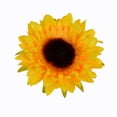 thumbnail image 4 of Cabeza de girasol artificial Simulación de cabezas de flores Ramo de fiesta de boda Accesorios de bricolaje, 24 piezas, Amarillo anaranjado, 9cm Advancent HA7119-06B, 4 of 6