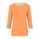 thumbnail image 5 of Camisa raglán informal de manga 3/4 para mujer, cuello redondo, poliéster, color liso, estilo informal y moderno, tallas S-XXL, 5 of 5