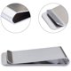 thumbnail image 4 of Paquete de 6 clips de acero inoxidable para dinero en efectivo y tarjetas - Minimalismo - Súper delgado y duradero, plateado, 4 of 5