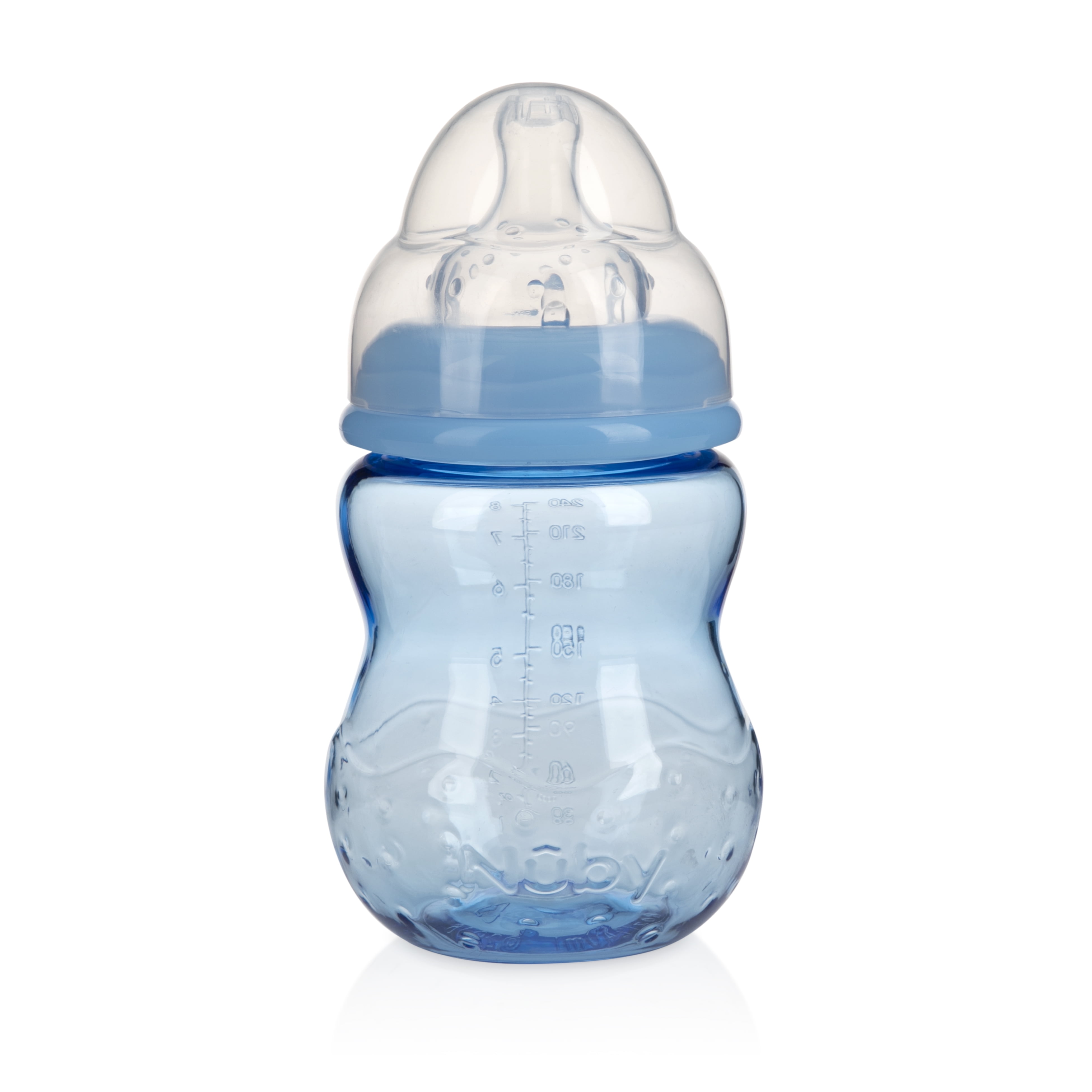 Nuby Non-Drip™ Bottle with Silicone Nipple, 10oz