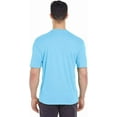 thumbnail image 2 of 8400 UltraClub Men's Cool & Dry Sport T-Shirt Columbia Blue 6XL, 2 of 2