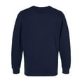 thumbnail image 2 of LAT Adult Crewneck Fleece Sweatshirt Men & Women, Navy, Large, 2 of 4