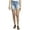 Blue - darkblue, variant on Sanctuary Clothing Womens Ripped Reagan Casual Denim Shorts, Blue, 24