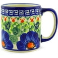thumbnail image 3 of Polish Pottery 11 oz Mug (Brilliant Butterfly Popp Theme) Signature UNIKAT Hand Painted in Boleslawiec, Poland + Certificate of Authenticity, 3 of 6