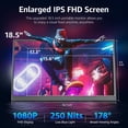 thumbnail image 3 of Monitor portátil para juegos Upperizon 18,5 pulgadas 1080P 100 Hz 120% sRGB, 3 of 7