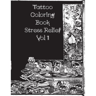 Web's Crazy 8 Tattoo Coloring Book: Cool Tattoo Coloring Book ...