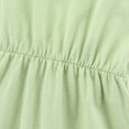 thumbnail image 5 of NAISIBABY Girls A-line Dress, Short Sleeve Stretchy Waist Solid Color Cotton Sundress Green 2-3T, 5 of 9