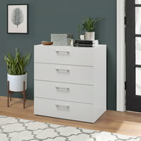 Hillsdale Living Essentials Lundy 4-Drawer Dresser (White)
