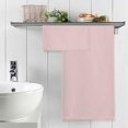 thumbnail image 5 of Dreamtimes Pink Solid Soft Cotton Towel Sets 2 Piece,1 Bath Towel 1 Hand Towel Quick Dry Highly Absorbent Bath Towels Washcloths for Bathroom, Gym, Hotel, and Spa, 5 of 7