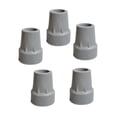 thumbnail image 3 of 4x5x Protectores Universales Antideslizantes Para Puntas De Bastón, Puntas De Goma Para Bastón, Color Gris, 3 of 8