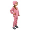 thumbnail image 3 of JAN & JUL Baby Toddler Kids Comfy-Fit Beanie Cap for Girls (M: 6-24 Months, Dusty Rose), 3 of 6