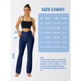 thumbnail image 4 of Yoga Pants Women, Flare Leggings for Women with Pockets Crossover High Waisted Bootcut Yoga Pants, 4 of 6