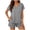 Gray, variant on 2 Piece Outfits Summer,Lounge Sets for Women 2 Piece Short Sleeve Pajamas Short Sets with Pockets Spring Casual Outfits Beach Vacation Clothes