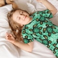 thumbnail image 5 of Balery Sea Turtle Conjunto de Pijama Infantil de Manga Corta con Estampado – Ropa de Dormir de Algodón Suave-Small, 5 of 5