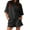 Black, variant on Half Sleeve Women 2 Pieces Sets Solid Sport Yoga Suit