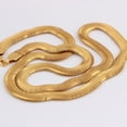 thumbnail image 4 of Cadena de oro de 18 quilates, collar de 25 pulgadas, 8 mm, para mujer y hombre, collares y colgantes de color amarillo hueso, 4 of 6