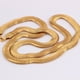 thumbnail image 4 of 18K Cadena de Oro 25 Collar 8mm Mujeres pulgadas para los hombres de hueso amarillo Collares Colgantes, 4 of 6