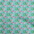 thumbnail image 1 of oneOone Polyester Spandex Green Fabric Abstract Craft Projects Decor Fabric Printed By The Yard 56 Inch Wide, 1 of 4