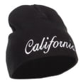 thumbnail image 4 of California Embroidered Short Beanie - Black OSFM, 4 of 5