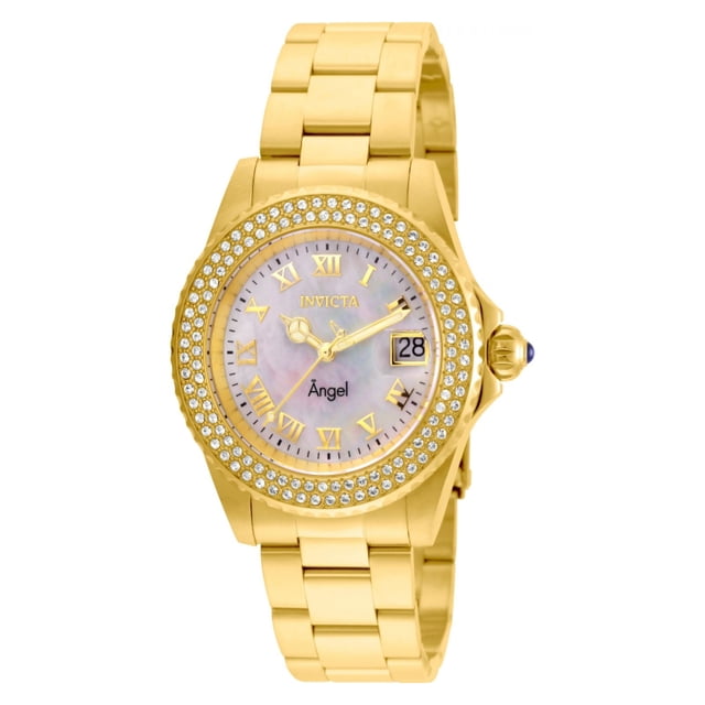 Invicta Women's Angel Stainless Steel Quartz Watch with St Invicta Ver empaque