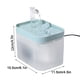 thumbnail image 2 of Bebedero automático para mascotas con capacidad de 2L, filtro de circulación automático, alimentador de agua automático silencioso, 2 of 7
