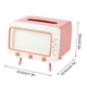 thumbnail image 3 of Funda de caja de pañuelos con forma de televisor y soporte para teléfono - Almacenamiento de plástico ABS para cocina, dormitorio, oficina, salón y baño, 3 of 7