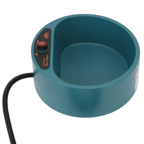 Cat Heated Water Bowl, Heated Pet Bowl OD Green With Long Chew Cord Waterproof Switch For Duck For US Plug 110-130V