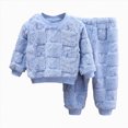 thumbnail image 4 of Paguaki Baby Girl Pajamas Kids Toddler Girls Boys Pajamas 2 Pjs Set Sleepwear 12 18 Months, 4 of 4