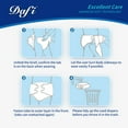 thumbnail image 6 of DAFI Adult Diapers Disposable Incontinence Briefs with Tabs, L/36 Ct Postpartum Leakproof Incontinence Underwear for Women & Men, 6 of 7