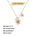 thumbnail image 6 of Turandoss Flower Girl Gifts Heart Initial Pearl C Necklace Flower Girl Proposal Dainty Letter Necklace Gifts from Bride Bridesmaid Wedding Gift for Flowers Girls, 6 of 7
