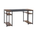 thumbnail image 4 of Escritorio HOMEMAKE FURNITURE Ahorro de Espacio Negro Marrón 120 x 60 x 74cm Industrial, 4 of 8