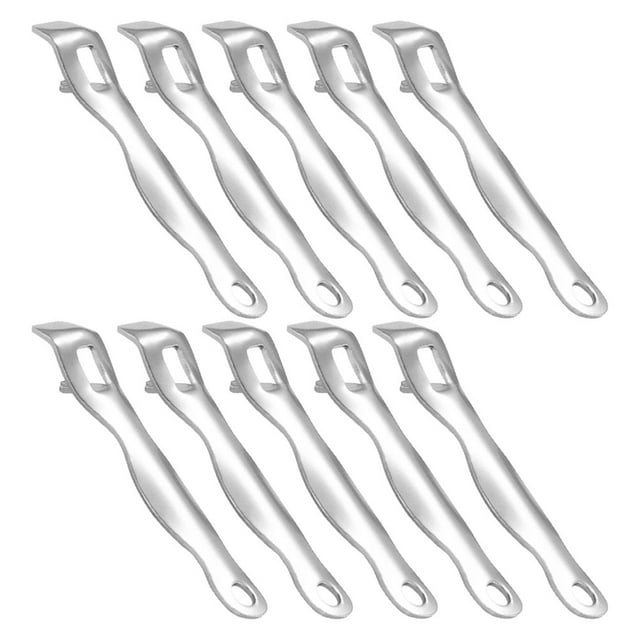 unbranded 10Ud Herramienta Multifuncional Para Abrir Y De Acero Plateado