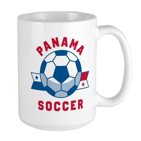 

CafePress - Panama Soccer Mugs - 15 oz Ceramic Large Mug