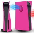 thumbnail image 7 of Disc Edition Face Plates with Cooling Vents Cover Skins Shell Panels for PS5 Console, For Playstation 5 Accessories Faceplate Protective Shell Replacement Plate Anti-Scratch (Disc Nova Pink), 7 of 7