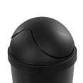 thumbnail image 5 of Sterilite 11.4 L Black SwingTop Wastebasket, 5 of 5