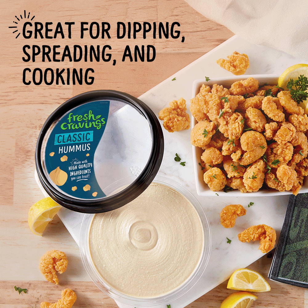 Fresh Cravings Classic Gluten-Free Hummus Dip, 10 oz, Contains: Sesame